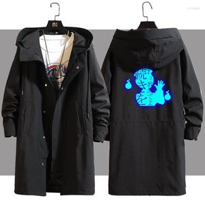 Men's Trench Coats Men's Anime Toilet-Bound Hanako-kun Hanako Nene Kou Minamoto Cosplay Hooded Hoodie Wind Coat Autumn Men Women Thin