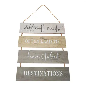 Decorative Flowers Wall Sign Farmhouse Decorrustic Plaque Wooden Hanging Door Home Signs Wood Bedroom Inspirational Front Vintage