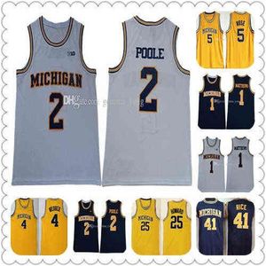 WSKT, Michigan Wolverines Koleji Basketbol Erkekleri 1 Charles Matthews 2 Jorda Poole 5 Jalen Rose 4 Chris Webber 25 Juwan Howard 41 Glen Pirinç J