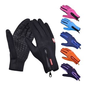 Five Fingers Gloves Outdoor Fishing Waterproof Mens Gloves Touchscreen Women Sport Ridding Windproof Breathable NonSlip Gloves Lady Ski Autumn 220921