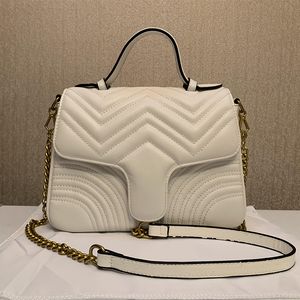 Marmont Chain Crossbody Bags femininas Designers bolsa de alça superior bolsa de ombro bolsa carteira