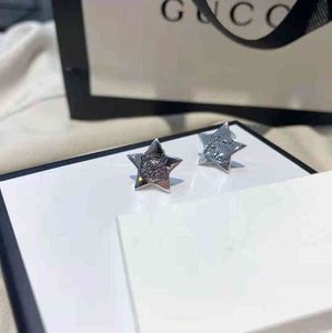 Charm S925 Silver Make Old Pointed Star Cat Arrings for Girlfriend Design Design Jewel Exclusive Salek6L4