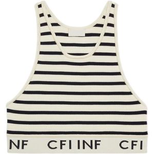 Sleeveless Celins Vest Designers Womens t Shirts Fashion Sexy Ladies Beach Tanks Color Matching Stripes Show Thin Inside and Outside Wear Knit Tops Wsy4