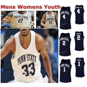 NIK1 NCAA COLLEGE PENN STATE NITTANY LIONS BASKETBALL JERSEY 15 BUTTRICK 2 MYLES DREAD 20 TAYLOR NUSSBAUM 21 JOHN HARRAR CUSTITY STITCED