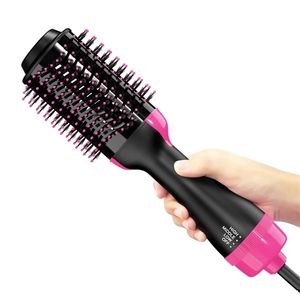 Ferros de curling 1000W One Step Hair Secer Volumizer Electric Blow ar Brush Manuteador Combinador e Styler 220921