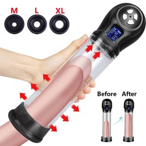 Sex Toy Massager Electric Penis Pump Vacuum for Enlargement Extender Male Masturbators Toys Men Sports Dick