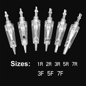 Tattoo Needles Bayonet port Cartridges Sterilized 1R 3R Permanent Makeup Machine For PMU Eyebrow Liner Lips Supplies 220921