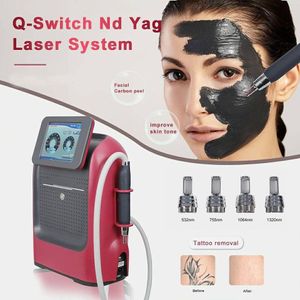 532nm 755nm 1064nm 1320nm Q-switch ND YAG Laser Tattoo Entfernung Pigmentierung Entfernung Pikosekunden Maschine Mit 4 Wellenlänge