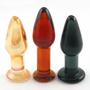 Kosmetyki dorosłe seksowne produkty zabawki anal butt glass gildo dildo masturbacja gładka erotyczna gra dla pary