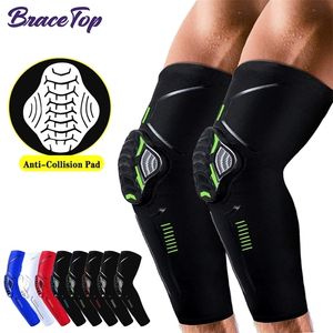 Elbow Knee Pads BraceTop 1Pair Sports Anti-collision Compression Arm Sleeves Protector Basketball Football Cycling Support Guard 220920