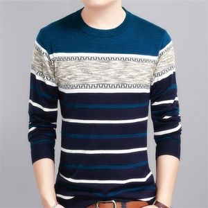 Mens Sweaters Brand Clothing Mens Sweater Autumn Round Collar Pullover Men Knit Shirt Slimfit Fashion Polo Sweater Streetwear MZM050 220921