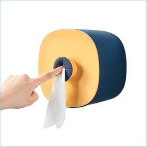 Tissue -Boxen Servietten Box Gesicht Tuch Aufbewahrung Nordischer Rollhalter Toilettenpapier Ablieferung 2021 Hausgarten K￼che Essbar Tisch DHTVE