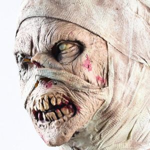 Party Masks LaTex Halloween twarz okładka Horror Ghost Zombie Mumia Super Goblin HEADGEAR DECORATION AKCESORIA 220920
