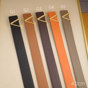 Classic V Letter Men Designer Belts High Quality Versatile Girdle 5 Colors Simplicity Fashion Belt Women Luxury Designer Wristband Trend