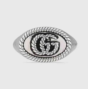 Bandringe S925 Silber Twist Ring personalisierte Mode Paar Paar für Freundin exklusives Design Juwel Exklusiver Verkauf4KRY
