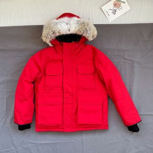 Kids Parkas Down Jackets Coat Boy and Girl Jacket Designers Lyxiga ytterkläder Tonårkläddesigner Tjocka Outwear Luxury Children