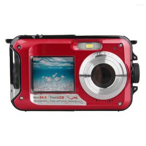 Camcorders Digital PO Camera Waterproof Video Recorder Dual Screen DV Camcorder High Sensitivity Sports Party Scene