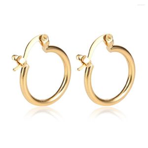 Hoop Earrings 24K Gold Arrival Model High Quality Pretty Golden Jewelry