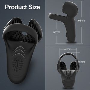 Sex toys masager Vibrator Massager Testicular Stimulator Cockring Penis Cock Ring on for Man Delay Ejaculation Toys Men Scrotum JY8K KQS4