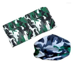 Scarves CUHAKCI Outwear Bandana Army Multifunctional Headband Seamless Tube Headwear Women Scarf 24 49cm Neck