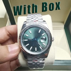 Дизайнерские наручные часы Mens Watch Classic Green Black Dial Cafure Calize Полностью автоматический механический журнал 40 -миллиметровые часы поставляются с оригинальной коробкой