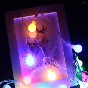 Strings 10/20/40 LED LIDY String Christmas Bar Outdoor Decoration Ball Wodoodporna gwiaździsta mała latarnia