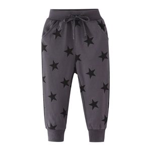 Boys Children Warm Trousers Clothing Sweatpants Winter Cotton Cartoon Stars Print Cute Pants for Clothes Baby Kids Pants 20220921 E3