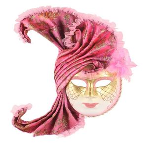 Partymasken Venedig-Maske Hochwertige Stoffmaske mit GoldpulverbemalungHalloween-Masken-Requisiten Anime 220920