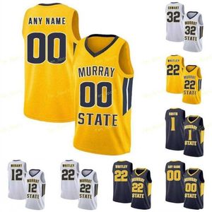 NIK1 NCAA College Murray State Racers Basketball Trikot 11 Shaq Buchanan 25 Jalen Johnson 3 Isaiah Canaan 5 Marcus Brown Custom Shattited