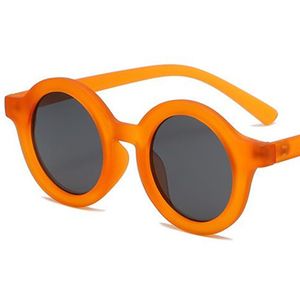 子供のサングラスファッションサングラスラウンドフレームゴーグルゴーグルアンチウブスペクタクルキッズレトロ眼鏡装飾