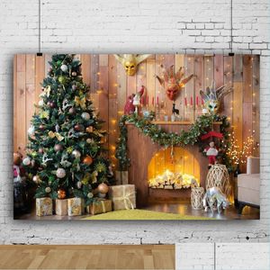 Party Decoration Wall Decorations Merry Christmas Backdrops Pography Baby Portrait Decor Pographic Backgrounds Hanging Studio Drop De Dhhdp