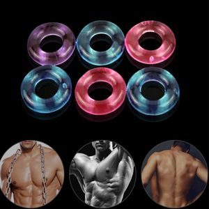 Beauty Items 6 pcs Silicone Durable Penis Ring Adult Men Ejaculation Delay Cock Rubber s Enlargement sexy Toys For Male