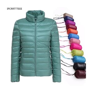 Womens Down Parkas Spring Autumn Women Ultra Light Duck Down Coat Female Windbreaker Jackets Women Winter Down Jackets Female Coats 220921