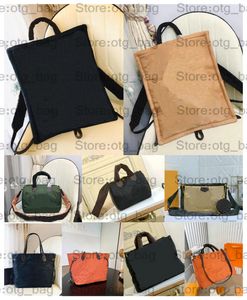 Onthego GM Torba materiałowa Speedy 25 Czarny Beżowy Econyl Nigdy Nylon Luksusowe Torby od projektantów Poduszka Plecak Zakupy Ramiączka crossbody M59007 M59005 M59009 On The Go