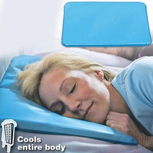 Pillow 1pc Summer Ice Cold Massager Therapy Insert Chillow Muscle Neck Cooling PVC Pad Mat Gel R U9Y2