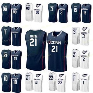 Nik1 NCAA Koleji UConn Huskies Basketbol Forması 25 Josh Carlton 3 Alterique Gilbert 3 Butler Diana Taurasi Kuzu Özel Dikişli