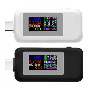 KWS-1902C Tipo-C Display a colori Tester USB Monitor di tensione di corrente Misuratore di potenza Mobile Battery Bank Detector Tool