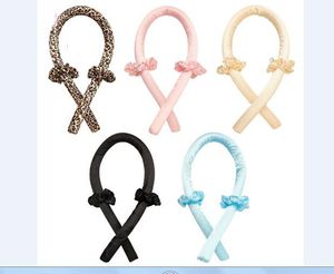 Hair Jewelry Heatless Curling Rod Headband Ribbon Silk Hairwear Curlers Lazy Curling No Heat Sleeping Soft Curler for Girl Woman Styling Tool