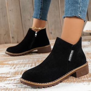 Дамы в стиле ретро, коричневые и черные ботинки челси, женские британские дизайнерские кожаные модные туфли, классические ботильоны, повседневные замшевые ботильоны на низком каблуке
