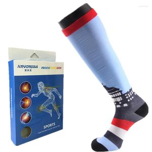 Calzini da uomo 2022 Burst Vende Gambe modellanti traspiranti di alta qualità Uomo Donna Stampa jacquard Compressione speciale in scatola