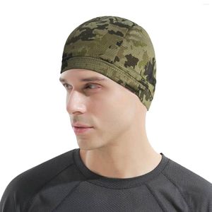 Capling Caps Skull Capulh Capacos de resfriamento confortável Liner Surwing Feanie Head Wrap Bicycle Hat para Outdoor