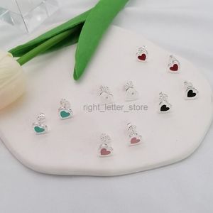 Charm Luxury Boutique Heart Stud Earrings 925 Sterling Silver Fashion Classic Holiday Gifts For Girls With Box G220921