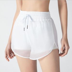 Active Shorts Women Summer Sport L￶st snabbt torrt glas garn Yoga tr￤ning s￤kerhet Aktivkl￤der fitnesskl￤der som k￶rs