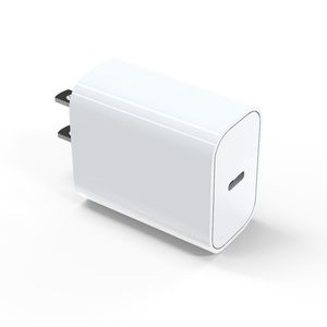 Ładowarka PD20W PD do iPhone'a 14 13 Pro XS Max XR Bloki szybkiego ładowania USB typu C Adapter ścienny Ładowarki Samsung Xiaomi Huawei Inteligentny blok zasilacza