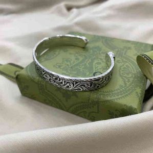 Bangle new 925 Silver old three-dimensional tiger head bracelet for lovers exclusive Design jewel Exclusive saleP50S
