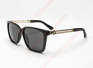 Modedesigner Greca Squared Solglasögon för kvinnor män retro överdimensionerade ram lyxiga solglasögon ins trendande nyanser uv400 damer glasögon lunett de soleil 69801