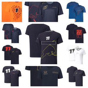 2022 Ny F1 T-shirt Formel One T-shirt Racing Team Logo T-shirt Summer Men's Sports Breattable Short Sheple Quick Dry Top