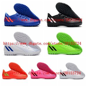Mens Soccer shoes Edgees4 TF Turf Cleats Football Boots Tacos de futbol Firm Ground Breathable designers