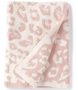 Высококачественное удобное плюшевое шерстяное одеяло детское вязаное леопардовое домашнее босиком мягкое покрытие 79