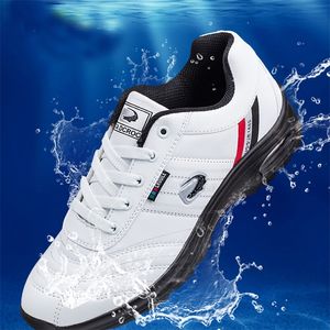 Kleid Schuhe Kissen Golf für Mann Wasserdichte Leder Sport Leichtathletik Komfort Grand Walking Sneakers Herren Schuh 220921